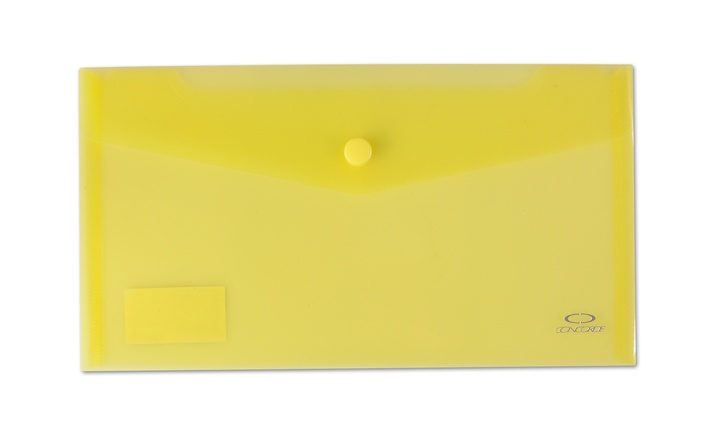 Papírenské zboží - Spisové desky s drukem DL, transparentní žlutá