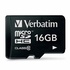 Papírenské zboží - Verbatim pamäťová karta Micro Secure Digital Card Premium, 16GB, micro SDHC, 44010, UHS-I U1 (Class 10)
