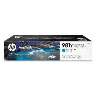 Papírenské zboží - HP originální ink L0R13A, HP 981Y, cyan, 16000str., 185ml, extra high capacity, HP PageWi