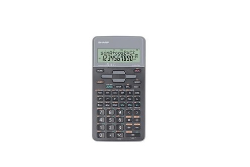 Papírenské zboží - Kalkulačka, vědecká, 273 funkcí, SHARP "EL-531", šedá