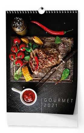 Papírenské zboží - Nástěnný kalendář A3 - Gourmet