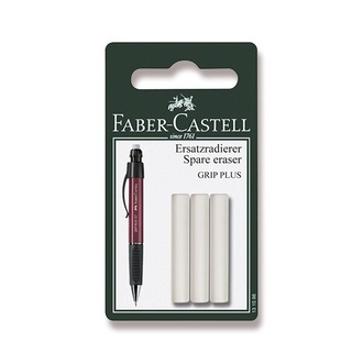 Papírenské zboží - Náhradní pryž Faber-Castell Grip Plus 3 ks