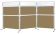 Papírenské zboží - Panel Modular 2x3 s výplňou z číreho plexi - 180 x 120 cm