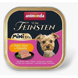 Papírenské zboží - ANIMONDA paštika Vom Feinsten MINI - kuře, husa, petržel pro psy 100 g 
