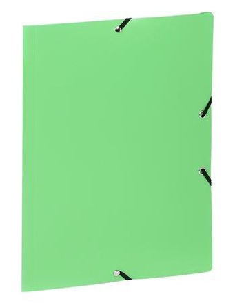 Papírenské zboží - Desky s gumičkou "Standard", zelené, PP, 15 mm, A4, VIQUEL