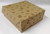 Papírenské zboží - Tortová krabica KRAFT s motívom 22x22x9 cm [50 ks]