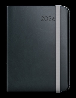 Papírenské zboží - Týdenní diář - Zoro - Flexi - A5 - černá