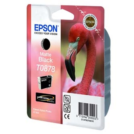 Papírenské zboží - Epson originální ink C13T08784010, matte black, 11,4ml, Epson Stylus Photo R1900