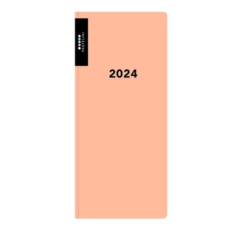 Papírenské zboží - Diář PVC týdenní 2024 PASTELINI meruňková