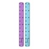 Papírenské zboží - Pravítko M&G 30 cm, flexibilné a odolné (modré, ružové)