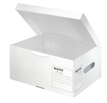Papírenské zboží - Speciální archivační kontejner s víkem Leitz Infinity velikosti A4, Bílá