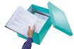 Papírenské zboží - Stredná univerzálna krabica Leitz Click & Store, Modrá