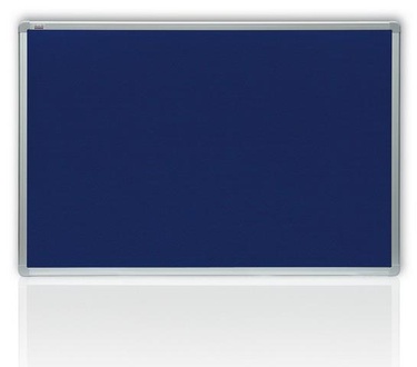 Papírenské zboží - Filcová modrá tabule v hliníkovém rámu 200x120 cm