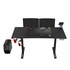 Papírenské zboží - ULTRADESK Herný stôl LEVEL V2, 140x68cm, 72-117cm, elektricky nastaviteľná výška, s XXL p