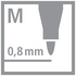 Papírenské zboží - Prémiový liner na písanie STABILO dr!ver - medium - modrá