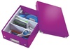 Papírenské zboží - Stredná organizačná krabica Leitz Click & Store, Purpurová
