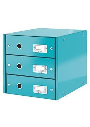 Papírenské zboží - Zásuvkový box Leitz Click & Store, Modrá
