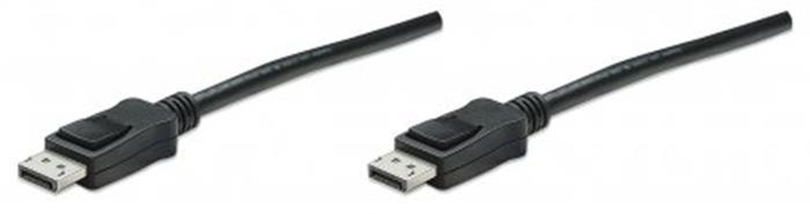 Papírenské zboží - DisplayPort monitor kabel, 1 m, v1.2, MANHATTAN