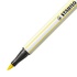 Papírenské zboží - Vláknový fix s flexibilným štetcovým hrotom STABILO Pen 68 brush citrónová žltá [1 ks]
