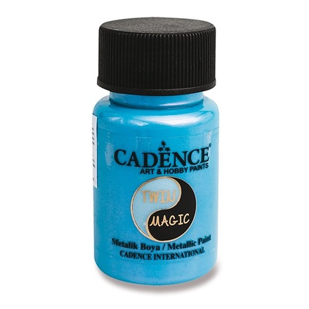 Papírenské zboží - Metalická barva Cadence Twin Magic fial./modrá