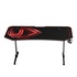Papírenské zboží - ULTRADESK Herný stôl FRAG XXL RED, 160 x 75 cm, 75 cm, držiak nápojov a slúchadiel, stojan BEAM, s celoplošnou XXL podložkou pod m