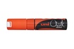 Papírenské zboží - Kriedový popisovač PWE-8K, fluorescenčná oranžová, 8mm, UNI