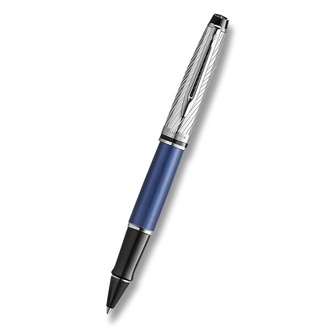 Papírenské zboží - Waterman Expert Deluxe Metalic Blue CT roller