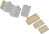 Papírenské zboží - Archivačný kontajner, modrá/ biela, (box/ veko), kartón, 522x351x305, 60 mm, DONAU [5 ks]