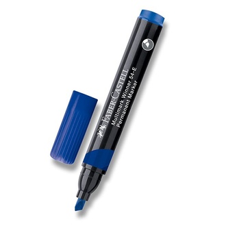 Papírenské zboží - Permanentní popisovač Faber-Castell Winner 54-E modrý
