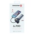 Papírenské zboží - SWISSTEN, 2in1 Apple watch MFI Power Bank, Li-Pol, 5V, nabíjanie mobilných telefónov, apple watch, 22013980, 6700mAh, šedý