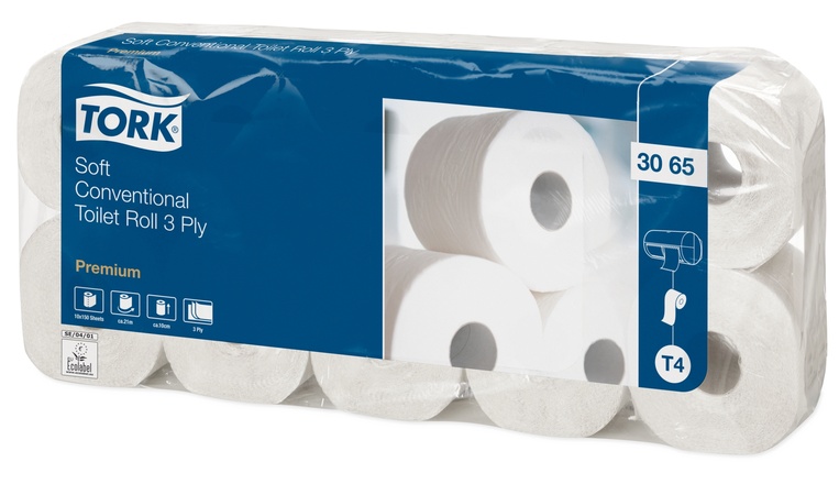 Papírenské zboží - Toaletní papír TORK univerzal 10ks 3-vrst 20,7m
