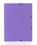 Papírenské zboží - Desky s gumičkou "Premium", fialové, prešpánové, A4, DONAU