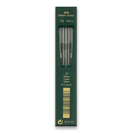 Papírenské zboží - Grafitové tuhy Faber-Castell TK 9071 2 mm,tvrdost B