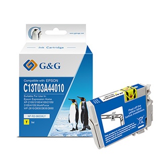 Papírenské zboží - G&G kompatibilní ink s C13T03A44010, yellow, NP-R-0603XLY, pro Epson Expression Home XP-2