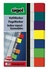 Papírenské zboží - Záložky, 7x40 lístkov, 20x50 mm SIGEL Transparent, mix farieb