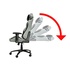 Papírenské zboží - Herné stolička Red Fighter C3, šedá, odnímateľné  vankúšiky