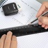 Papírenské zboží - Pravítko čierne, flexibilné MILAN 30 cm