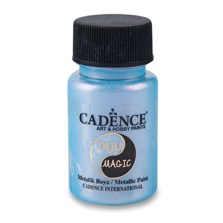 Papírenské zboží - Metalická barva Cadence Twin Magic modrá/červ.