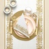 Papírenské zboží - Stredový pás PAW AIRLAID 40 cm x 24 m Golden ornament