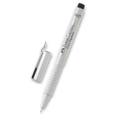 Papírenské zboží - Popisovač Faber-Castell Ecco Pigment - černý 0,05 mm