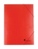 Papírenské zboží - Dosky s gumičkou, červené, kartón, A4, VICTORIA