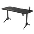Papírenské zboží - ULTRADESK Herný stôl GRAND BLACK, 160x75 cm, 70-80 cm, 3 úrovne výšky, s XXL podložkou pod myš, držiak slúchadiel aj nápojov
