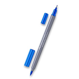 Papírenské zboží - Popisovač Faber-Castell Goldfaber Aqua Dual Marker modrá, 110