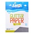 Papírenské zboží - Dekoračný papier A4 10 ks čierny glitter 250 g