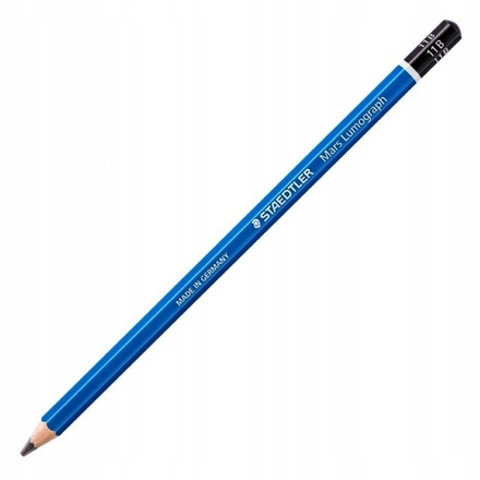 Papírenské zboží - Grafitová tužka "Mars Lumograph", F, šestihranná, STAEDTLER