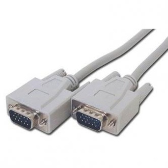 Papírenské zboží - Kabel VGA (D-sub) M- VGA (D-sub) M, 3m, šedá