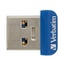 Papírenské zboží - 32GB USB Flash 3.0, 80/25 MB/sek, VERBATIM NANO STORE 'N' STAY