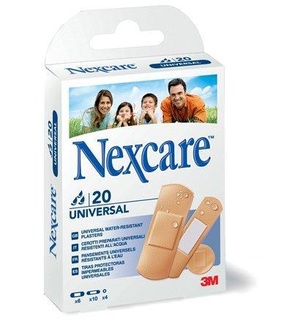 Papírenské zboží - Leukoplast "Nexcare Universal", voděodolná, 20ks, 3M