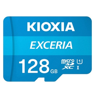 Papírenské zboží - Kioxia Paměťová karta Exceria (M203), 128GB, microSDXC, LMEX1L128GG2, UHS-I U1 (Class 10)