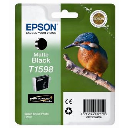 Papírenské zboží - Epson originální ink C13T15984010, matte black, 17ml, Epson Stylus Photo R2000